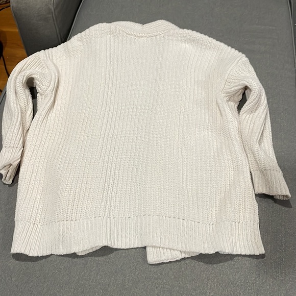 A New Day Cream Color Cable Knit Soft Open Cardigan - Picture 6 of 9